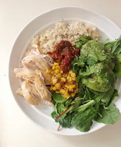 Flexible burrito bowl. Flexible burrito bowl.