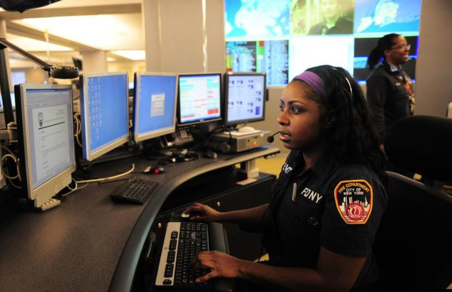 With New York City reporting record numbers of 9-1-1 calls, dispatchers are the first line of defense for fire and EMS crews on the streets.