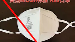 The Centers for Disease Control issued a warning that a model of the mask known as a DTC3X with ear loops was possibly counterfeit. The Centers for Disease Control issued a warning that a model of the mask known as a DTC3X with ear loops was possibly counterfeit.