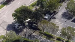 A small plane crashed near a shopping plaza in Miramar, FL, early Tuesday. A small plane crashed near a shopping plaza in Miramar, FL, early Tuesday.