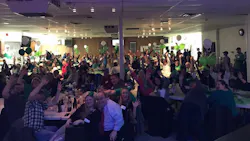 Supporters of the Sutersville VFD wave to the camera during one of the department's operational fundraisers in 2017. Supporters of the Sutersville VFD wave to the camera during one of the department's operational fundraisers in 2017.