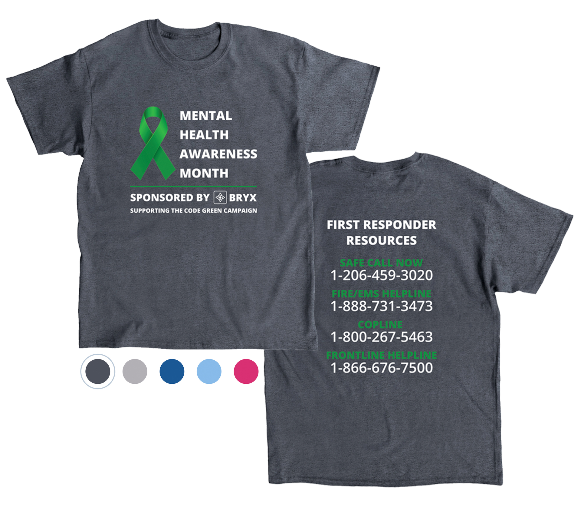 Bryx Code Green Shirts