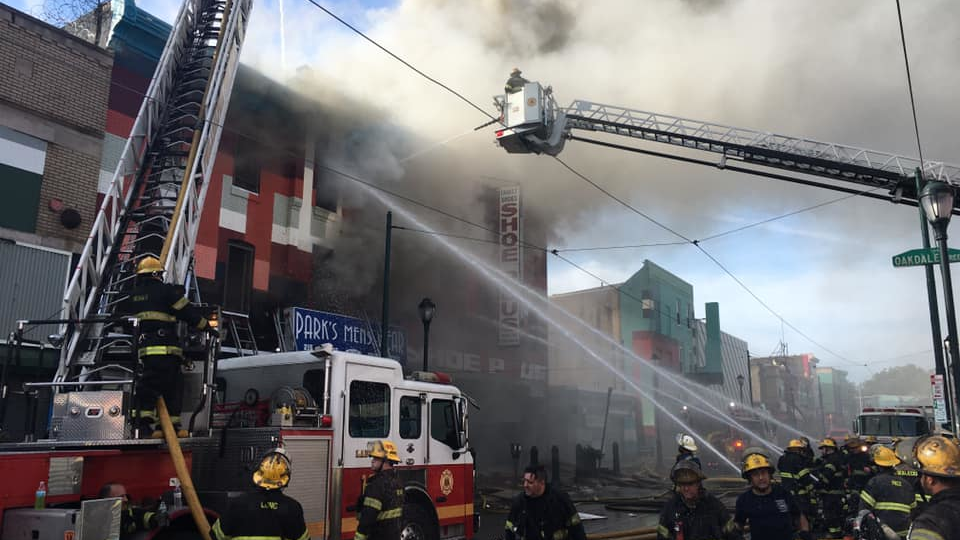 Philadelphia crews battled four multi-alarm fires throughout the city early Monday.