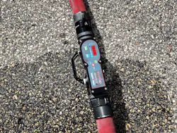 Departments must conduct flow tests to ensure that their equipment meets the desired rate of application. Departments must conduct flow tests to ensure that their equipment meets the desired rate of application.