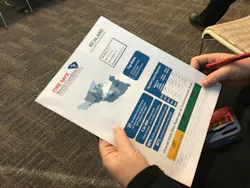 A citizen who is in attendance at a Fire Safe South Carolina county meeting reviews the risk profile for her county. Each county in the state is provided a detailed analysis of the risk factors that influence fatal fires in its communities. The analysis is developed through the layering of multiple data sources. A citizen who is in attendance at a Fire Safe South Carolina county meeting reviews the risk profile for her county. Each county in the state is provided a detailed analysis of the risk factors that influence fatal fires in its communities. The analysis is developed through the layering of multiple data sources.