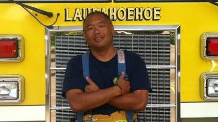 An undated photo of Hawaii Fire Department firefighter Eric Hayashi.