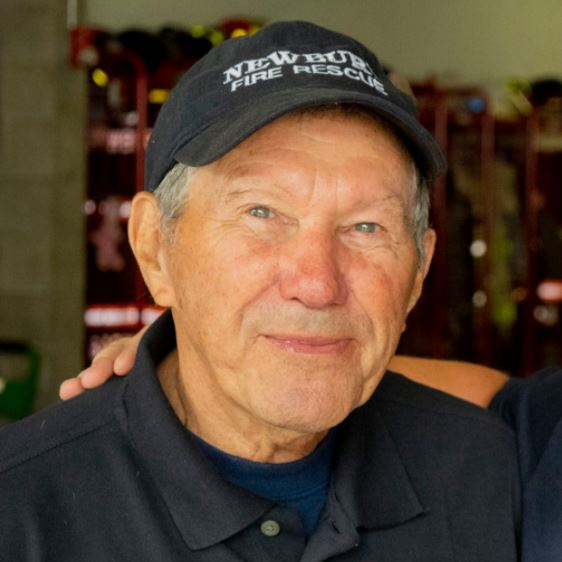 Former Newbury, NH, firefighter Mike Croteau.