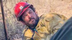 Firefighter Charles Morton, a 14-year veteran with the U.S. Forest Service who led the Big Bear Interagency Hotshot Squad. Firefighter Charles Morton, a 14-year veteran with the U.S. Forest Service who led the Big Bear Interagency Hotshot Squad.
