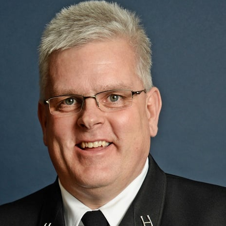 Fridley, MN, Fire Chief Mike Spencer, 53.