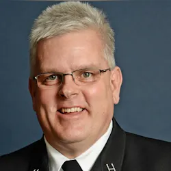 Fridley, MN, Fire Chief Mike Spencer, 53. Fridley, MN, Fire Chief Mike Spencer, 53.