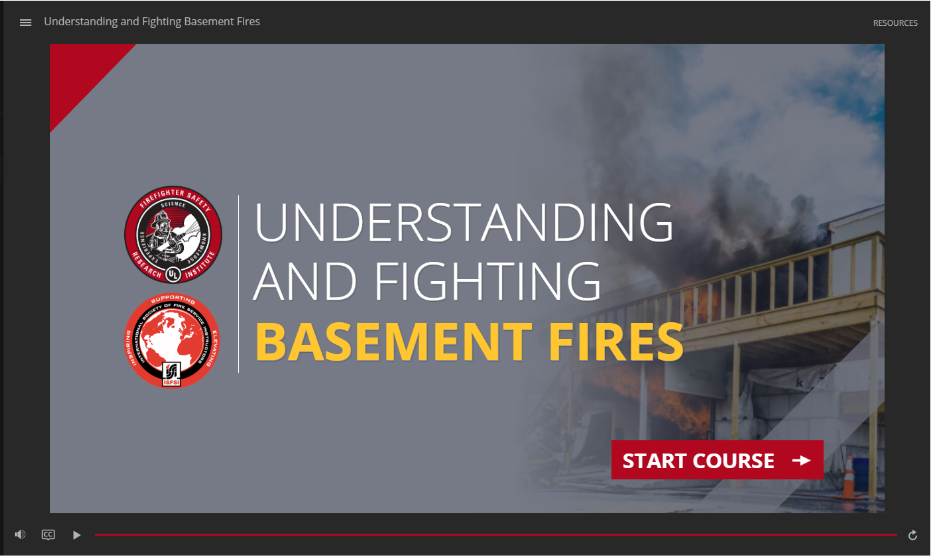 Basement Fires Course Cover