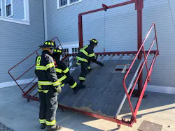 As a fire chief, your job should focus on developing and supporting an environment in which your first-line supervisors are provided the resources that are necessary to ensure that the daily investment that they deliver to their subordinates leads to high levels of company morale, competency, efficiency and expertise. This can include involvement in finding the funding for the purchase of state-of-the-art-training props, such as this roof ventilation prop that’s being used by Brewster, MA, Fire Rescue firefighters. As a fire chief, your job should focus on developing and supporting an environment in which your first-line supervisors are provided the resources that are necessary to ensure that the daily investment that they deliver to their subordinates leads to high levels of company morale, competency, efficiency and expertise. This can include involvement in finding the funding for the purchase of state-of-the-art-training props, such as this roof ventilation prop that’s being used by Brewster, MA, Fire Rescue firefighters.