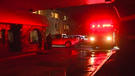 Boise, ID, firefighters rescued 11 people from the third-story balcony of a burning hotel early Thursday.