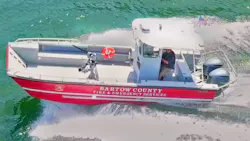 Lake Assault Boats has delivered this custom 26-foot fire and rescue craft to the Bartow County Fire Department located in Northwest Georgia. The vessel is serving on Lake Allatoona, the state’s busiest lake, located 30 miles north of Atlanta. Lake Assault Boats has delivered this custom 26-foot fire and rescue craft to the Bartow County Fire Department located in Northwest Georgia. The vessel is serving on Lake Allatoona, the state’s busiest lake, located 30 miles north of Atlanta.