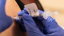 Dr. Michael Roberts receives a COVID-19 vaccine at the East Alabama Medical Center Education Center in Opelika, AL, on Wednesday, Dec. 16, 2020. Dr. Michael Roberts receives a COVID-19 vaccine at the East Alabama Medical Center Education Center in Opelika, AL, on Wednesday, Dec. 16, 2020.