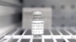 A sterile vial of AstraZeneca Phase III trial COVID-19 vaccine sits in a refrigerator at the Prism Health North Texas location in Oak Cliff. A sterile vial of AstraZeneca Phase III trial COVID-19 vaccine sits in a refrigerator at the Prism Health North Texas location in Oak Cliff.