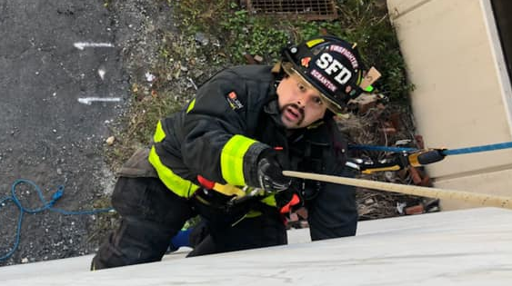 Scranton, PA, firefighter Stephen Sunday, 28.