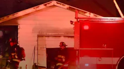 A Boise, ID, firefighter suffered minor injuries during a house fire that killed a woman and a dog Tuesday. A Boise, ID, firefighter suffered minor injuries during a house fire that killed a woman and a dog Tuesday.