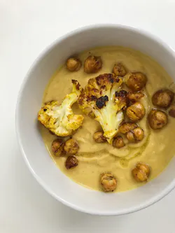 Adding soup, such as this cauliflower variety, to a diet can be immune-supporting and hydrating. The inclusion of a nutrient-rich broth, such as bone broth, adds extra immune-supporting nutrients because of its longer cooking process. Adding soup, such as this cauliflower variety, to a diet can be immune-supporting and hydrating. The inclusion of a nutrient-rich broth, such as bone broth, adds extra immune-supporting nutrients because of its longer cooking process.