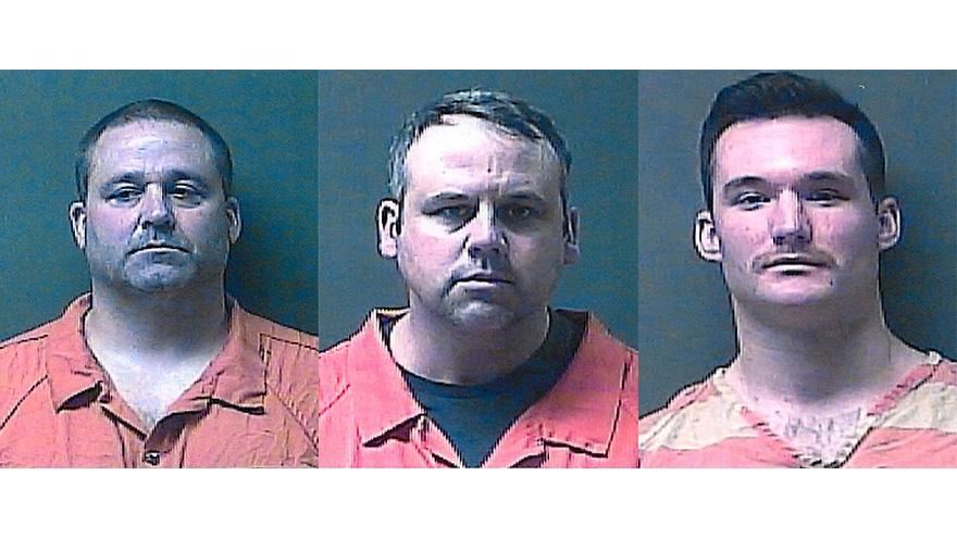 From left, Darren Scott Kaletha, Brad Kreighbaum and Austin Swistek.