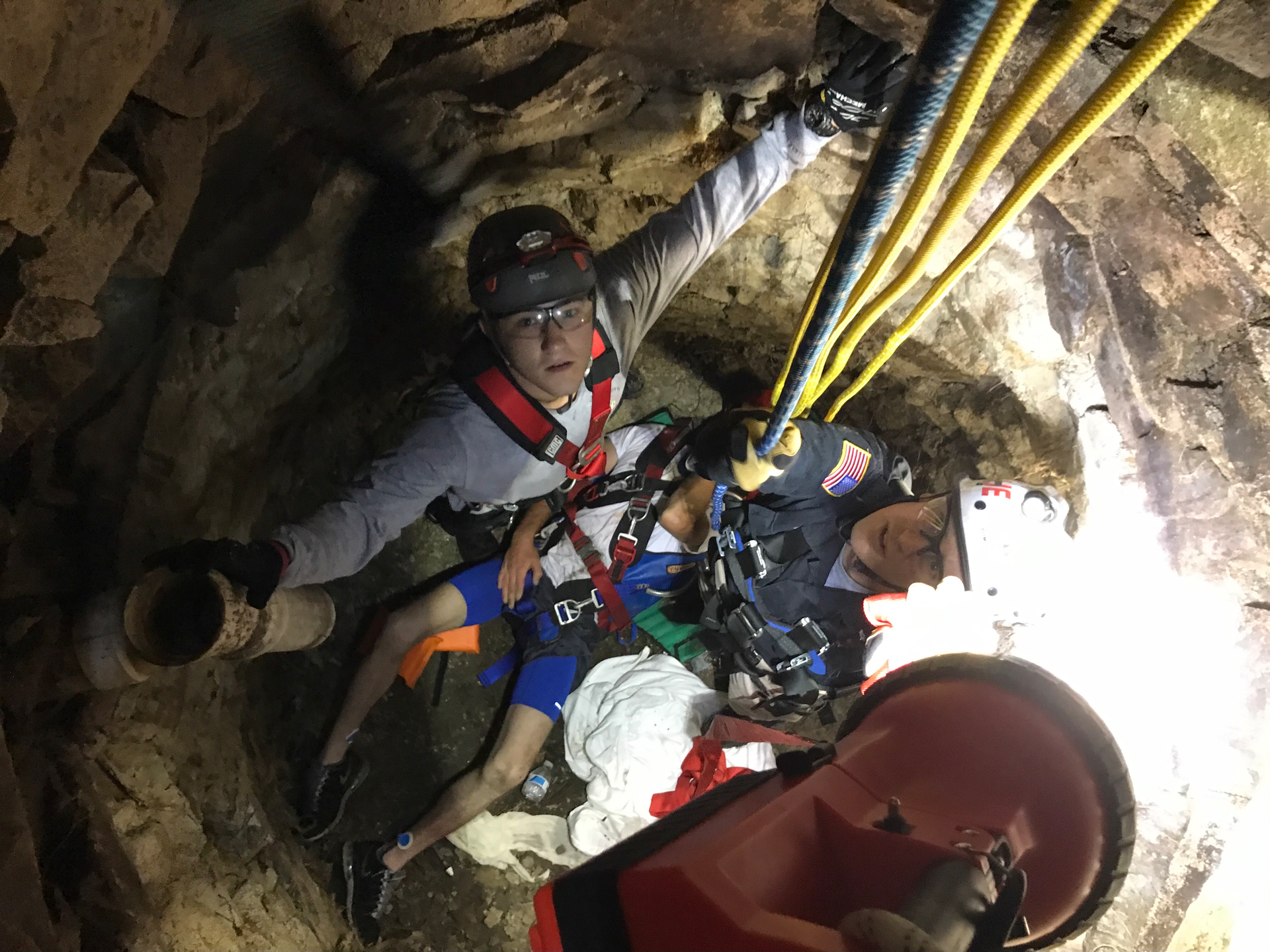 In July 2017, the Cohasset, MA, Fire Department and the Plymouth County Technical Rescue Team combined to rescue a 37-year-old man who fell approximately 15 feet into what seemed to have been a septic tank. The victim&rsquo;s injuries were treated in the confined space as best as possible, and then he was placed in a patient packaging and extrication system to be hoisted from the hole.
