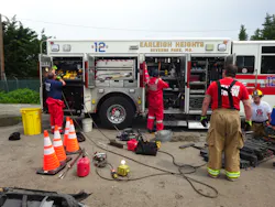 Clean-up time at the end of training or at the conclusion of a real-world event is an ideal time to have the SCAM program sheets available for each category of rescue tool. The SCAM program guides responders through accounting for, cleaning, inspecting and determining whether each item is ready to be placed back into service. Clean-up time at the end of training or at the conclusion of a real-world event is an ideal time to have the SCAM program sheets available for each category of rescue tool. The SCAM program guides responders through accounting for, cleaning, inspecting and determining whether each item is ready to be placed back into service.