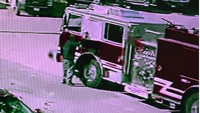 A 44-year-old man is accused of stealing a Highland, CA, Fire Department apparatus that was briefly left unattended in front of a San Bernardino mechanic's shop Thursday.