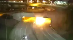 Two people were killed and one person suffered life-threatening injuries after a fiery car crash in Minneapolis' Lowry Hill Tunnel on Sunday. Two people were killed and one person suffered life-threatening injuries after a fiery car crash in Minneapolis' Lowry Hill Tunnel on Sunday.
