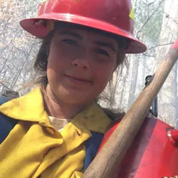 Ohio Department of Natural Resources Division of Forestry wildland firefighter Selinde Roosenburg, 20. Ohio Department of Natural Resources Division of Forestry wildland firefighter Selinde Roosenburg, 20.