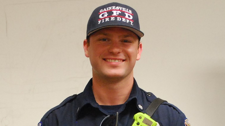 Gainesville, GA, firefighter Chandler Paterson.