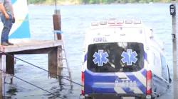A Kunkel Ambulance unit was stolen Sunday from Utica, NY, while it was being cleaned as part of COVID-19 protocols and then driven into Irondequoit Bay near Rochester following a police chase. A Kunkel Ambulance unit was stolen Sunday from Utica, NY, while it was being cleaned as part of COVID-19 protocols and then driven into Irondequoit Bay near Rochester following a police chase.