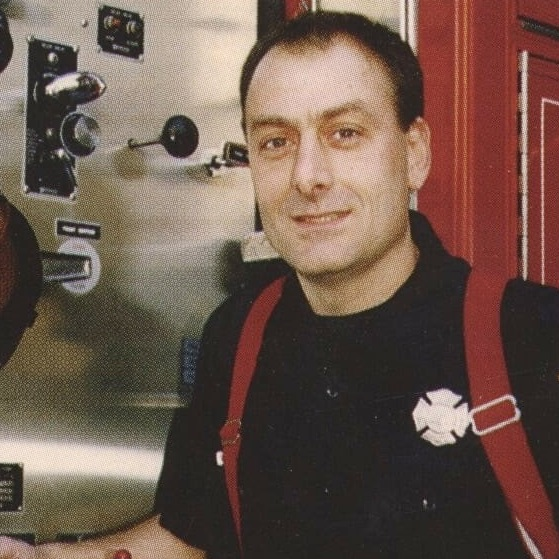 New Bern, NC, No. 7 Township Fire & Rescue volunteer firefighter Ralph DeBlasi.