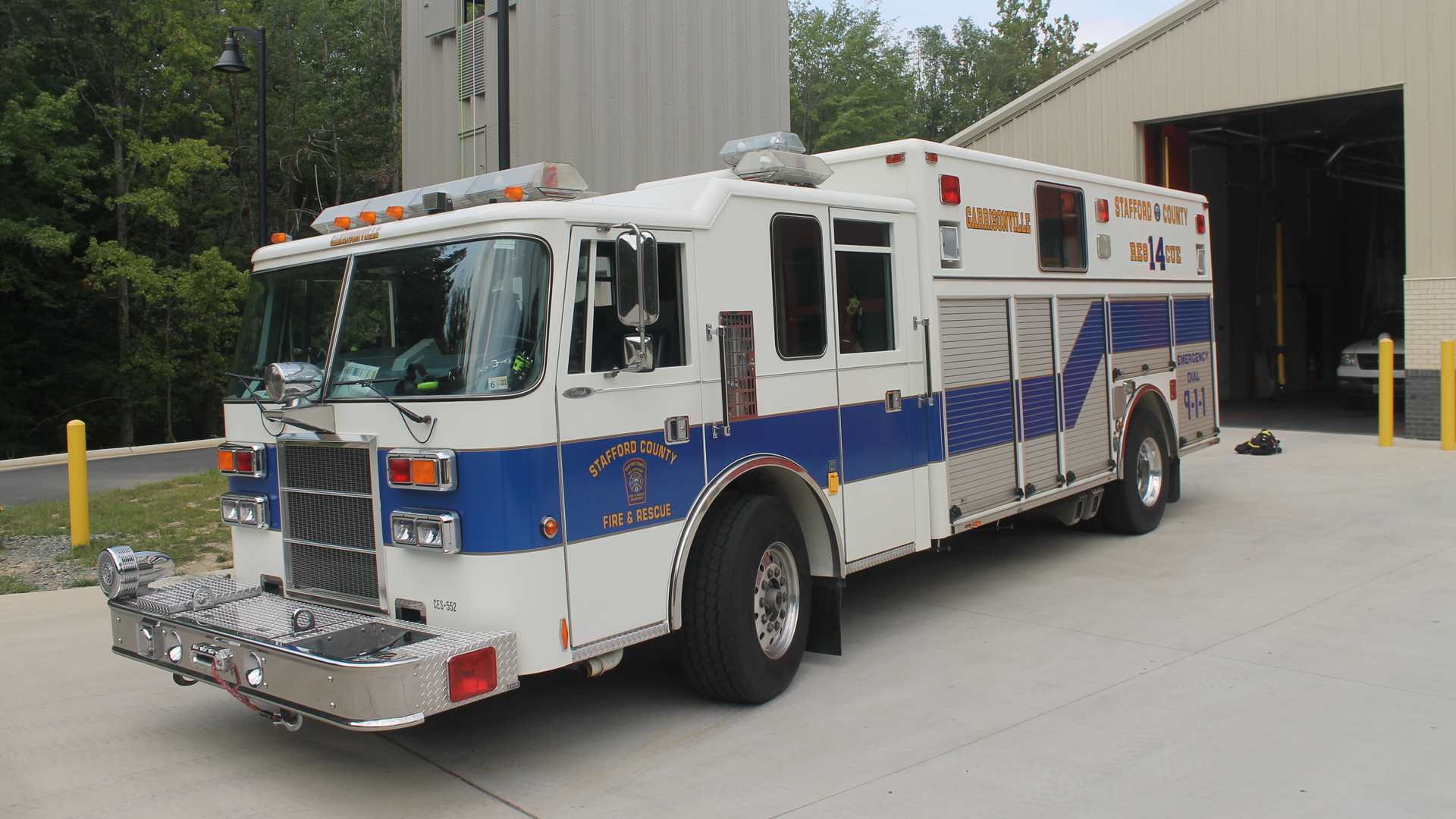 This Stafford County, VA, Fire and Rescue Department heavy rescue, which will be replaced in two years, includes halogen lighting. The newest LED lighting, when it&rsquo;s coupled with newer rechargeable battery power sources, has the capability to illuminate to an extent that previously wasn&rsquo;t possible. The load on apparatus and generator electrical systems is reduced, too, not to mention the generation of better, cleaner light.