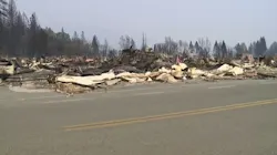 Indian Valley Fire Rescue's station in Greenville, CA, was destroyed by the Dixie Fire. Indian Valley Fire Rescue's station in Greenville, CA, was destroyed by the Dixie Fire.