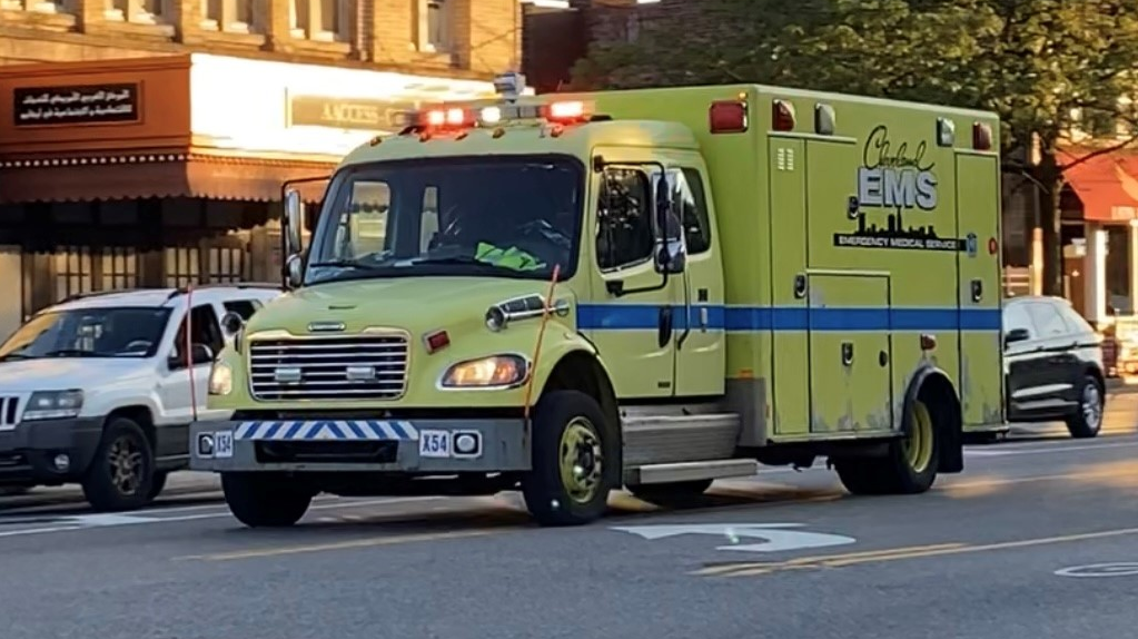 The Cleveland EMS captain was stabbed as he arrived at a motor vehicle accident.