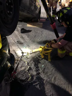 The benefit of rescuers training on vehicle stabilization is two-fold: rescue consistency and increasing familiarity with stabilization tools. The benefit of rescuers training on vehicle stabilization is two-fold: rescue consistency and increasing familiarity with stabilization tools.