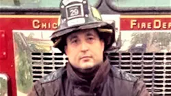 Chicago firefighter Michael Pickering. Chicago firefighter Michael Pickering.