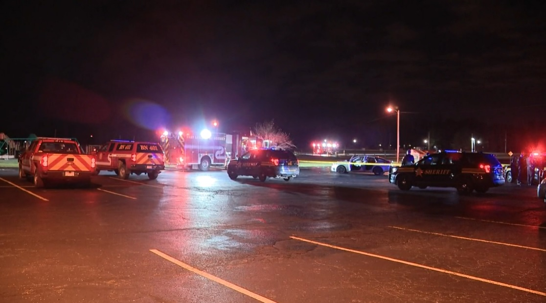 Firefighters treated and transported two gunshot victims that arrived at their fire scene on Nov. 28, 2021.