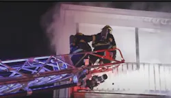 Firefighters work to extinguish a fire intentionally set on Nov. 29, 2021. Firefighters work to extinguish a fire intentionally set on Nov. 29, 2021.