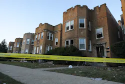 A fire that claimed one life and left three people critically injured occurred in the building on the right. A Chicago firefighter was among those critically injured. A fire that claimed one life and left three people critically injured occurred in the building on the right. A Chicago firefighter was among those critically injured.