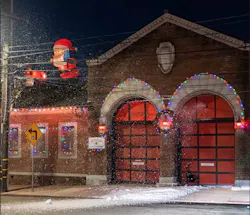 San Francisco Fire Department's Bureau of Equipment facility won the firehouse decoration contest. San Francisco Fire Department's Bureau of Equipment facility won the firehouse decoration contest.