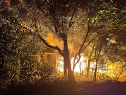 When Bald Head Island Department of Public Safety arrived, they found heavy fire involving three condominiums and a single-family dwelling. When Bald Head Island Department of Public Safety arrived, they found heavy fire involving three condominiums and a single-family dwelling.