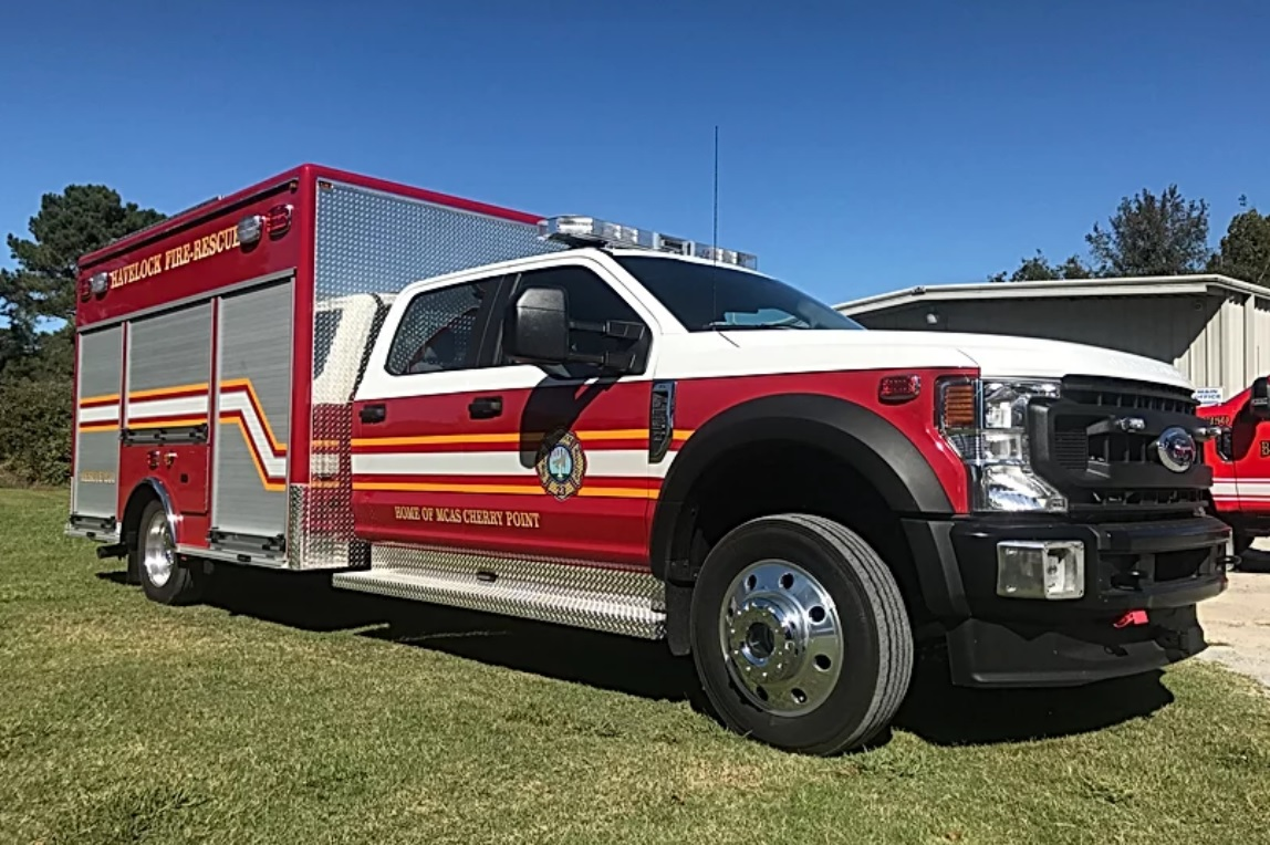 Havelock Fire Department took delivery of their new Emergency Vehicles Inc. (EVI) rescue.
