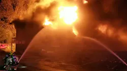 Dallas firefighters said heavy winds spread an apartment building fire to adjacent homes. Dallas firefighters said heavy winds spread an apartment building fire to adjacent homes.