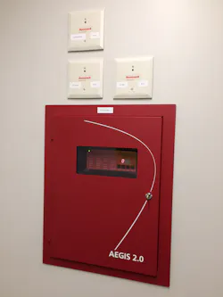 Figure 6. The location of the control panel is critical, because this will be your source of information as to what’s going on inside of the space. Figure 6. The location of the control panel is critical, because this will be your source of information as to what’s going on inside of the space.