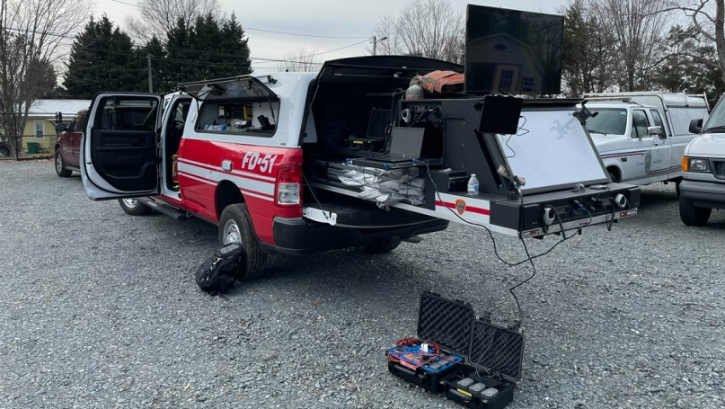 Durham Fire Department drone pilots assisted Winston-Salem firefighters during the fertilizer plant fire.
