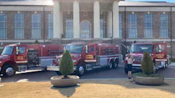 The first three tankers funded by a sales tax were received by Hollow Creek, Salley and Windsor fire departments. The first three tankers funded by a sales tax were received by Hollow Creek, Salley and Windsor fire departments.