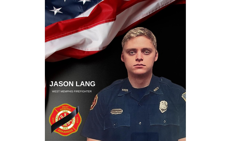 West Memphis firefighter Jason Lang was struck and killed while rendering aid at an accident scene.