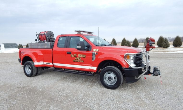 The Flat Rock Area Fire Protection District has taken delivery of an Alexis Fire custom-built brush truck.