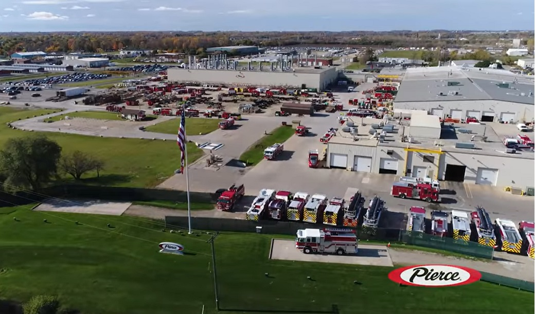 Springdale firefighter/paramedics assisted in life savings efforts of a cardiac arrest victim while at Pierce Manufacturing.